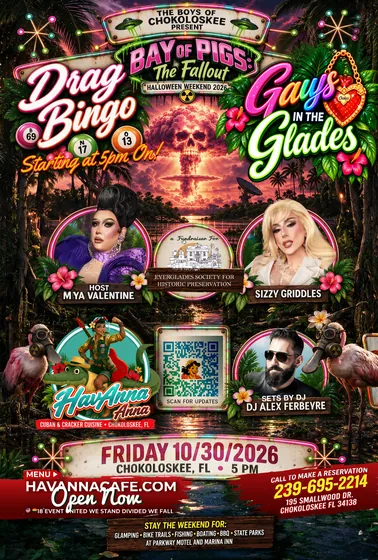 Fri 10.30 · Drag Bingo with Mya Valentine and Sizzy Griddles · 5 PM flyer